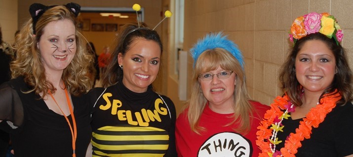 4th & 5th Grade Teachers on Halloween 