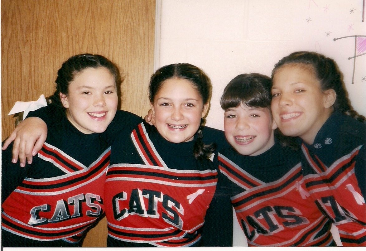 Cheerleaders & best friends (7th grade) - GO CATS!