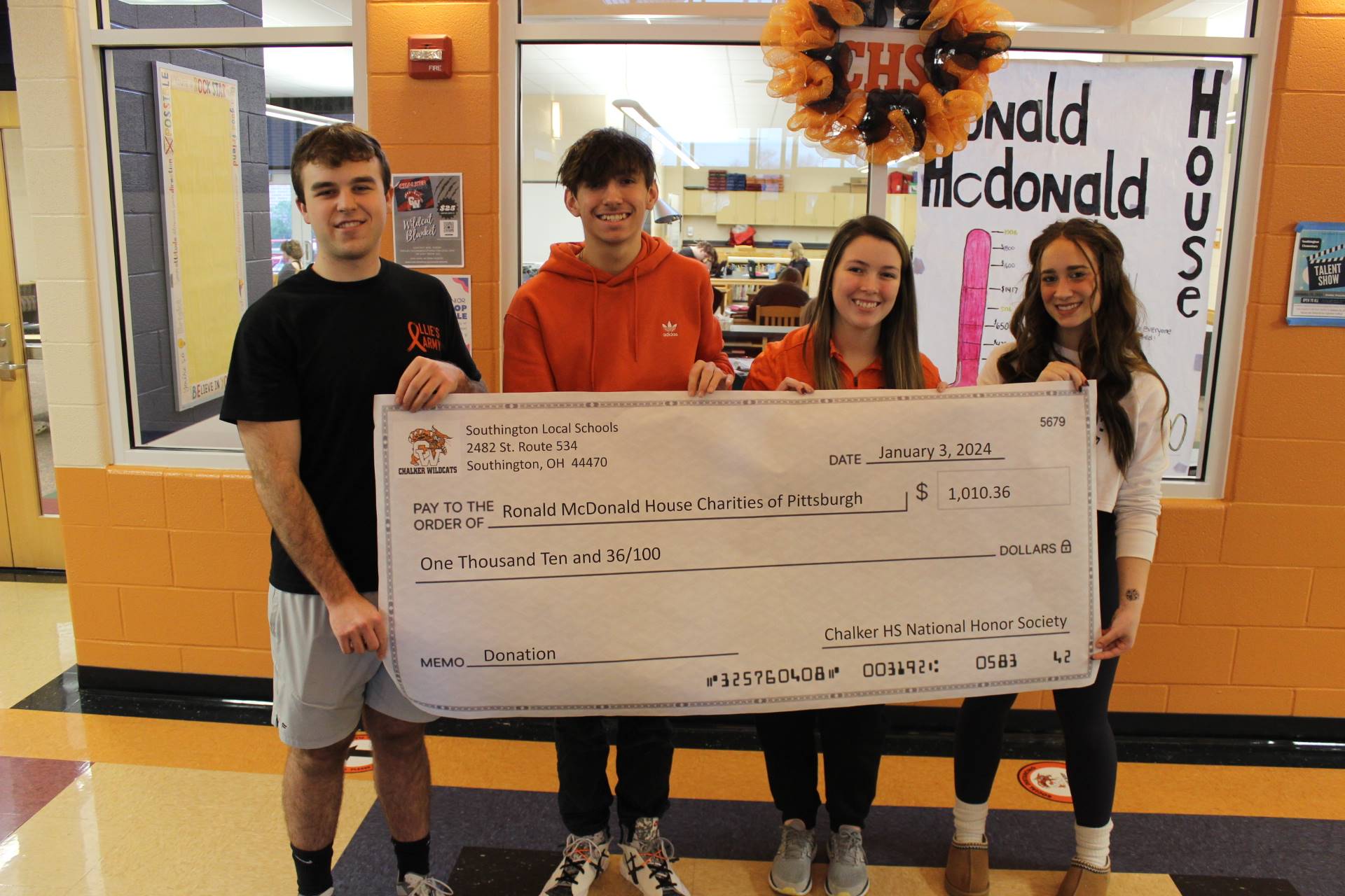 Ronald McDonald House Charities Donation
